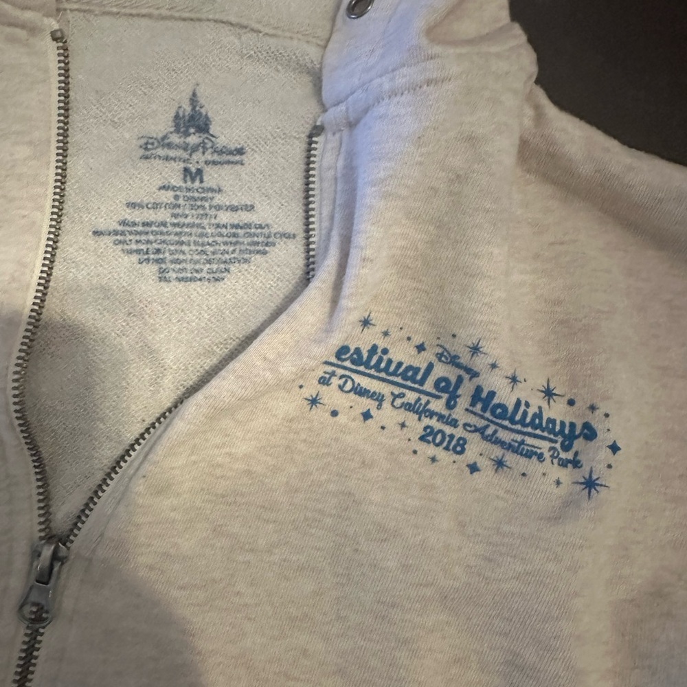 2018 Disney holiday zip hoodie - Picture 5 of 11